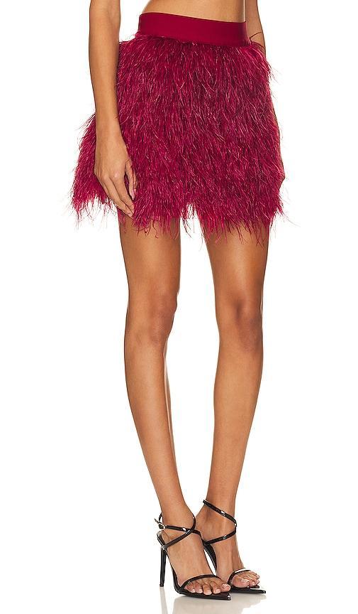 Cina Feather Skirt Alice + Olivia Product Image