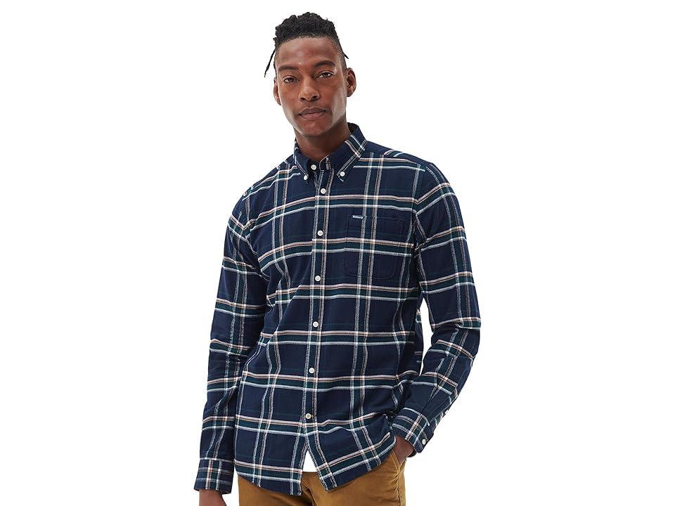 Barbour Barbour Ronan Tailored Check Shirt (Ecru) Men's Clothing Product Image