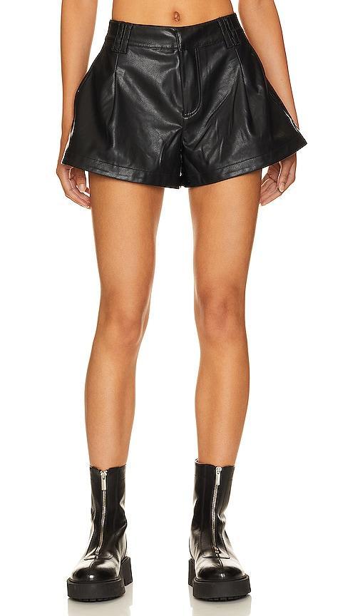 Free People Free Reign Faux Leather Shorts Product Image