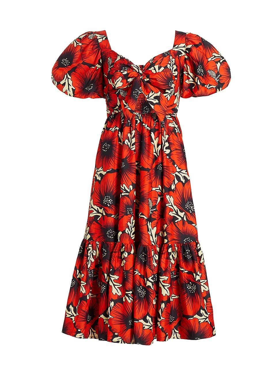 Womens Funke Floral Midi-Dress Product Image