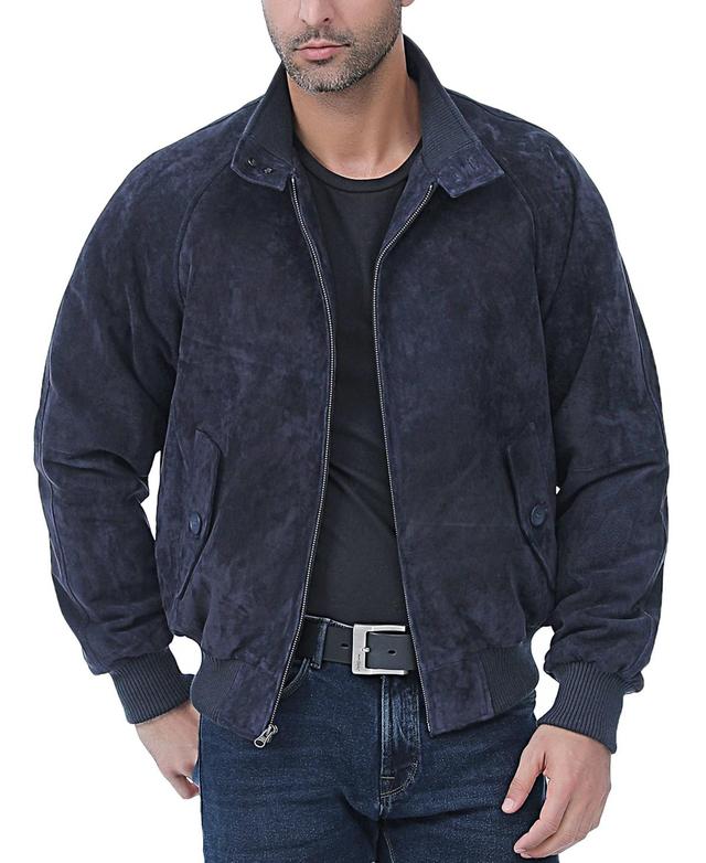 Landing Leathers Men Wwii Suede Leather Bomber Jacket Product Image