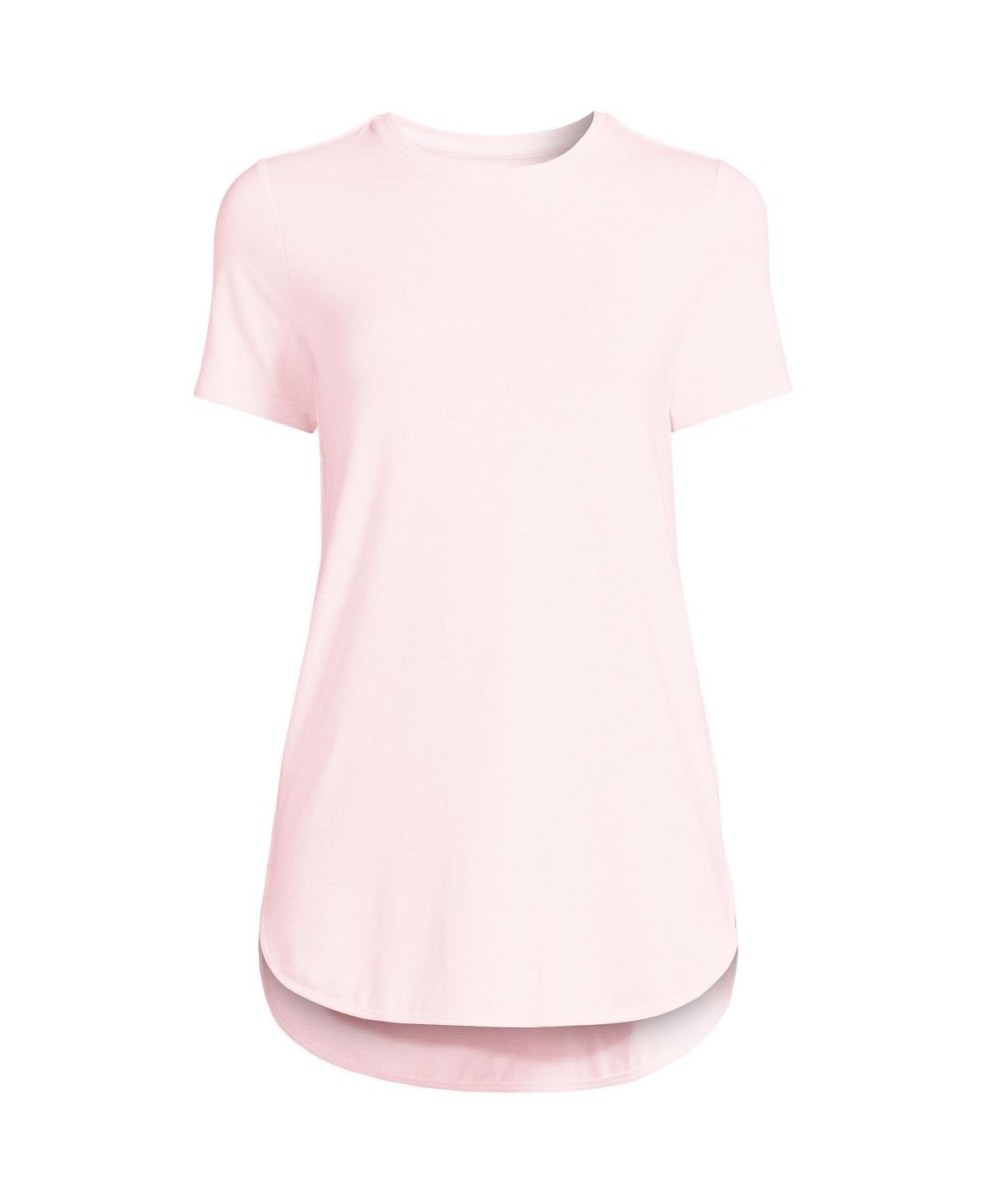 Petite Lands End Moisture-Wicking UPF 50 Tunic Tee, Womens Product Image