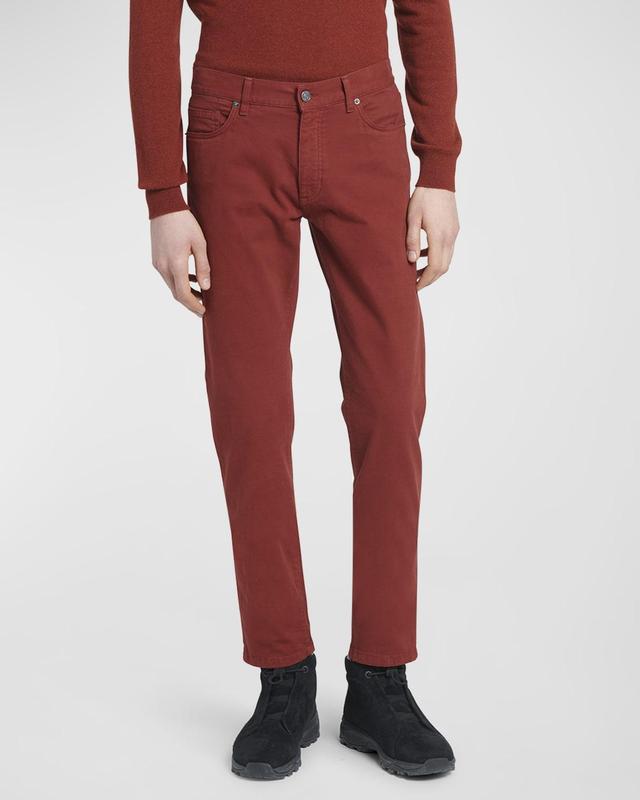 Mens Cotton-Stretch 5-Pocket Pants Product Image