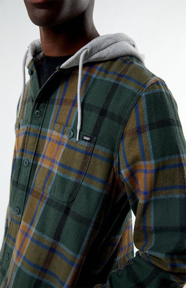 Vans Men's Lopes Hooded Flannel Shirt Product Image