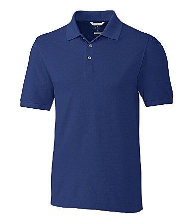 Cutter  Buck Advantage Short-Sleeve Tri-Blend Pique Polo Shirt Product Image