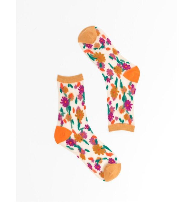 Sock Candy Womens Ditsy Floral Sheer Sock Product Image