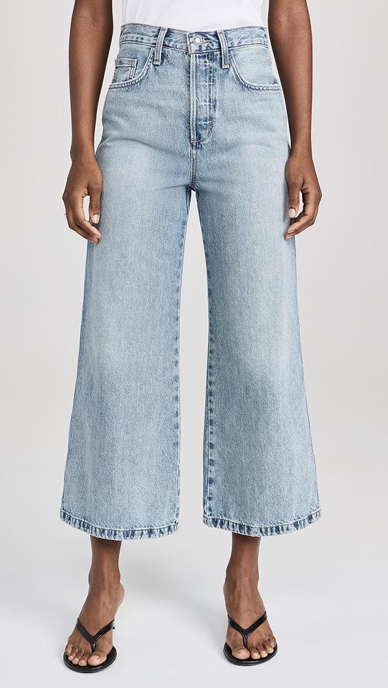 Favorite Daughter The Masha Super High Rise Wide Leg Crop Jeans | Shopbop Product Image