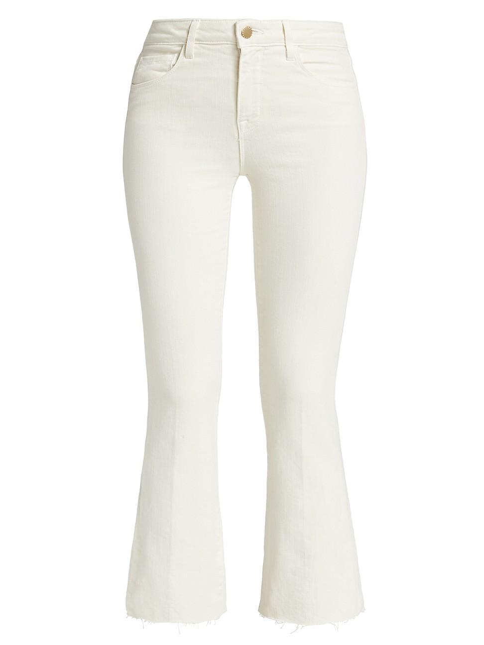 Womens Kendra High-Rise Cropped Jeans Product Image