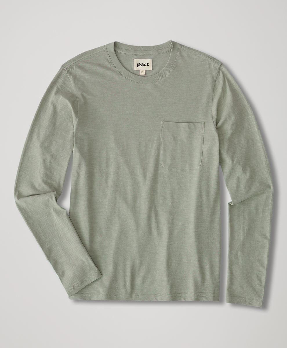 Mens Field Midweight Slub Long Sleeve Crew S Product Image