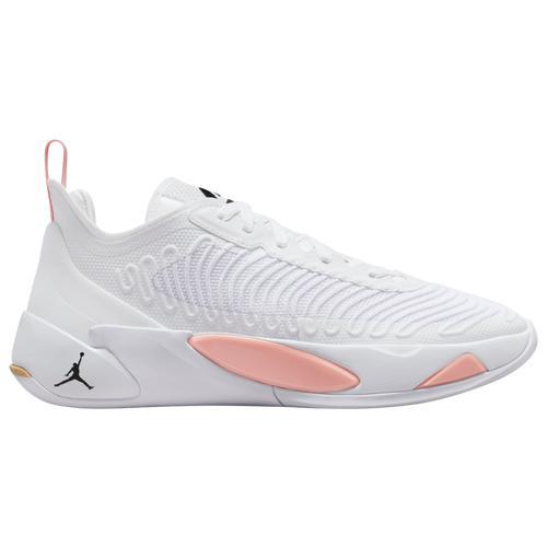 Jordan Mens Jordan Luka 1 - Mens Basketball Shoes Bleached Coral/Black/White Product Image