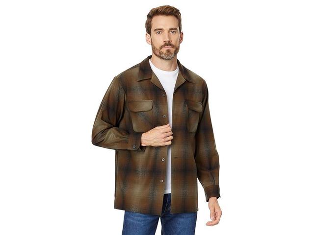 Pendleton Board Shirt (Olive Ombre) Men's Jacket Product Image