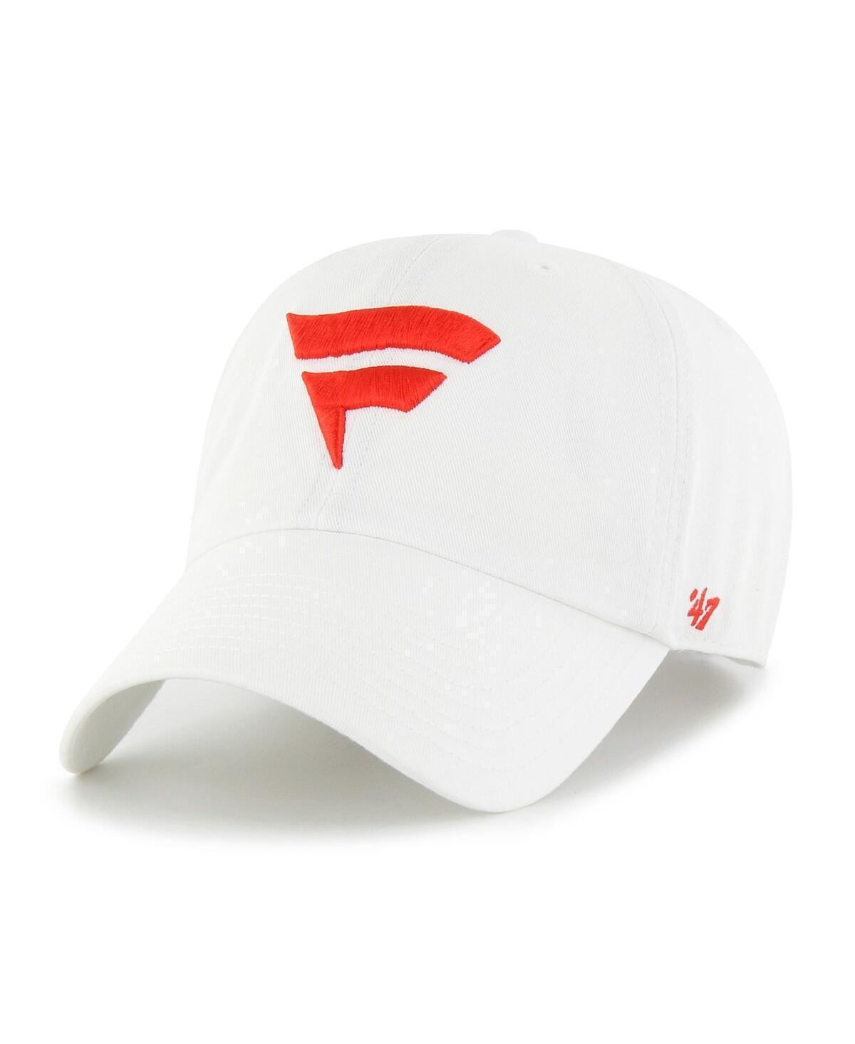 Mens 47 Brand White Fanatics Corporate Clean Up Adjustable Hat Product Image