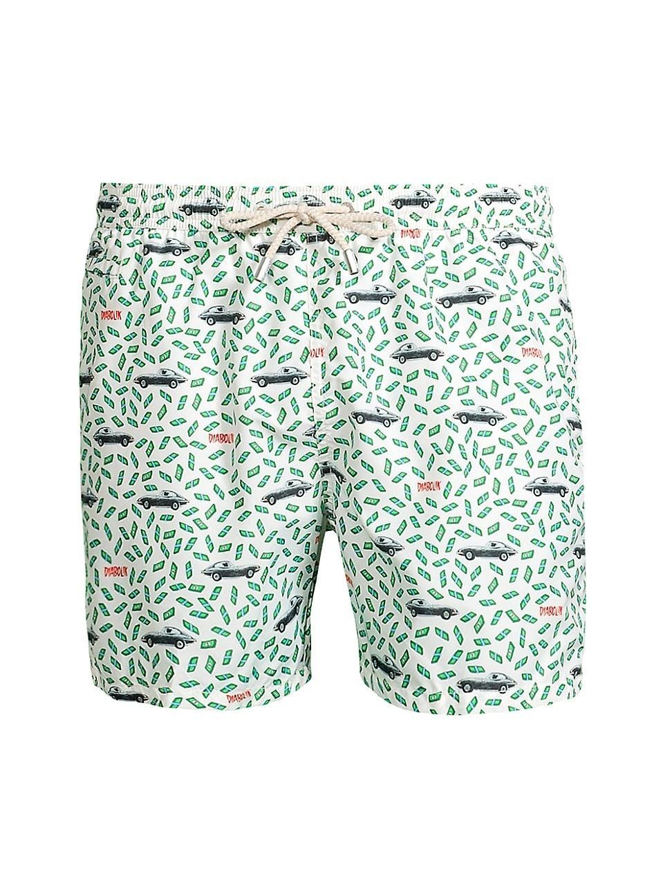 Mens Drawstring Swim Trunks Product Image