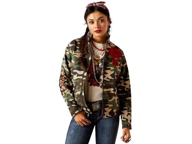 Ariat Team Softshell Rodeo Quincy Jacket (Wild West Usa) Women's Clothing Product Image