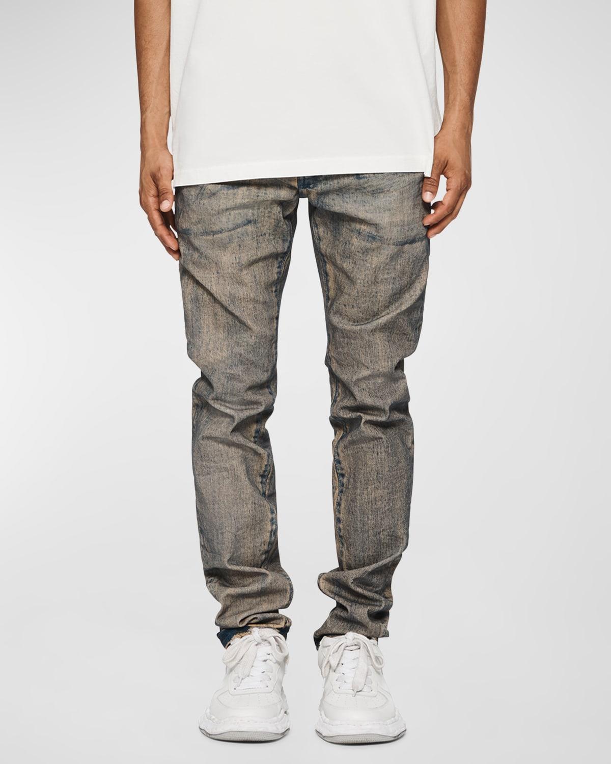 Men's Antiqued Snow Wash Jeans Product Image