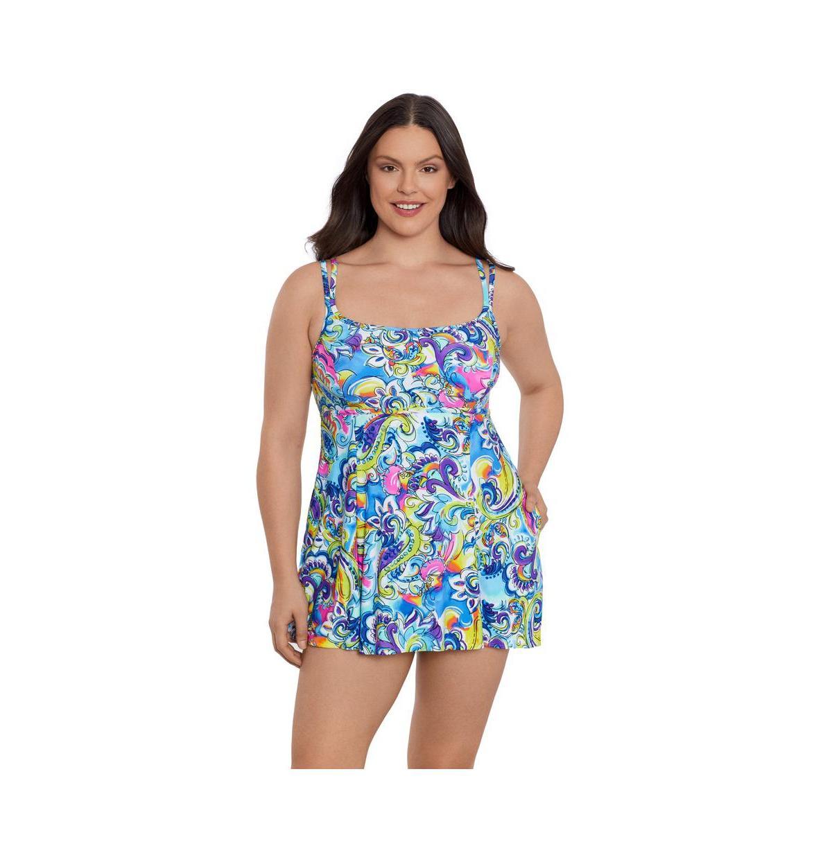 Longitude Womens Empire Princess Seam Swim Dress Product Image