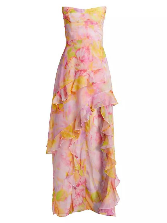 Magnolia Floral Strapless Maxi Dress Product Image