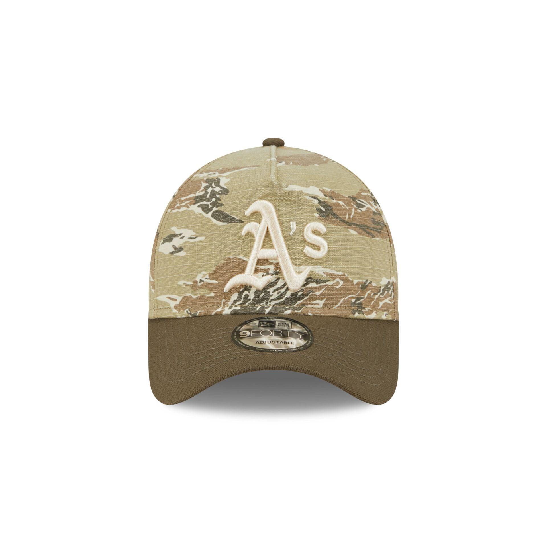 Oakland Athletics Tiger Camo 9FORTY A-Frame Snapback Hat Male Product Image