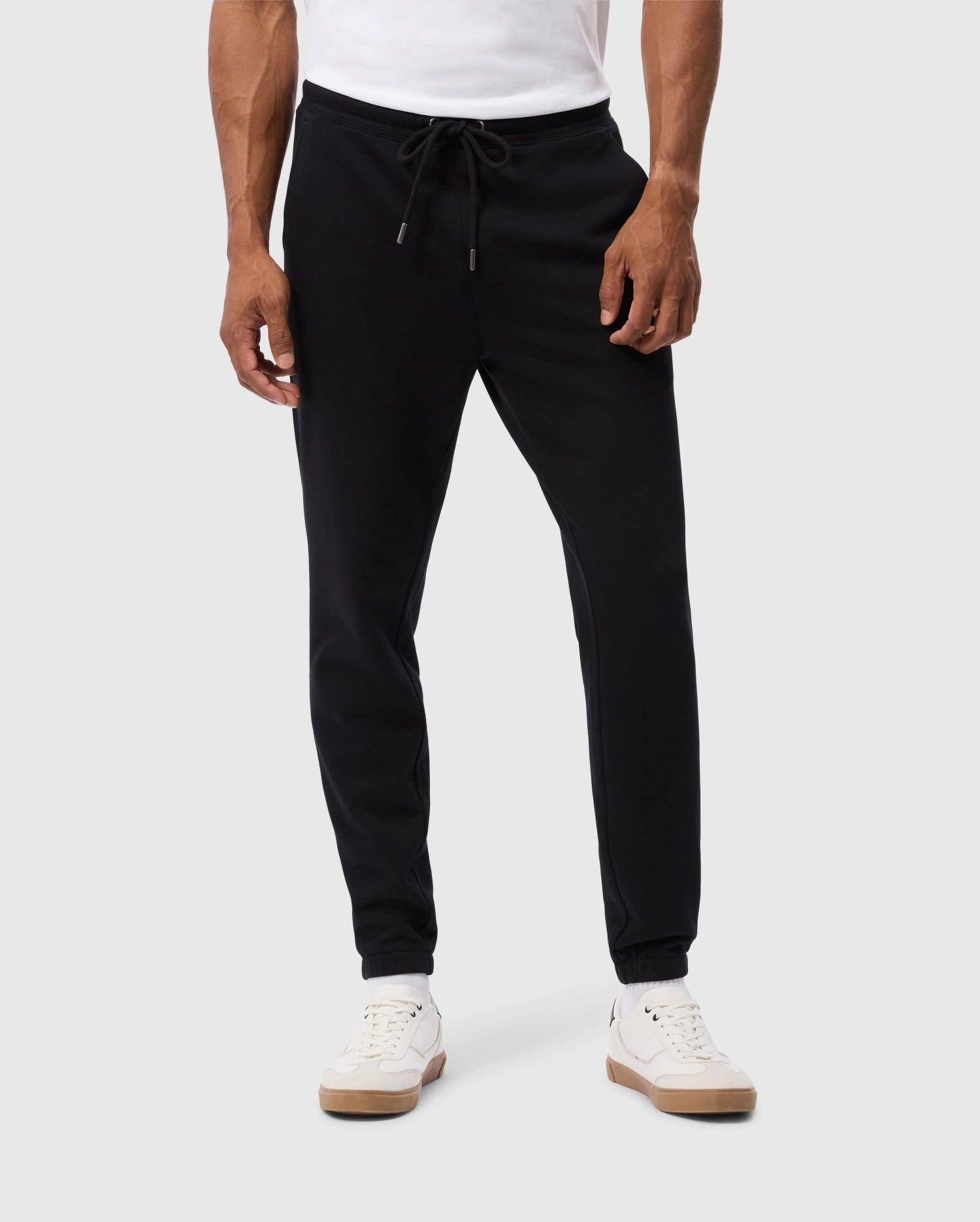 Psycho Bunny Men's Pacific Chenille Jogger 001 BLACK Product Image