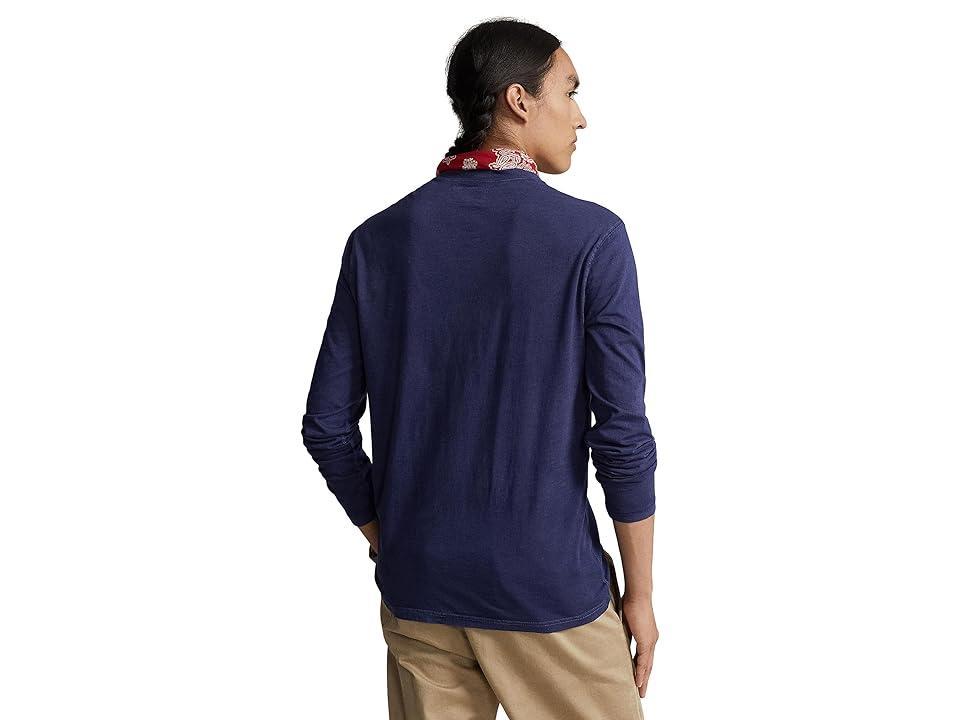 Polo Ralph Lauren Slub Jersey Henley Shirt Men's Clothing Product Image