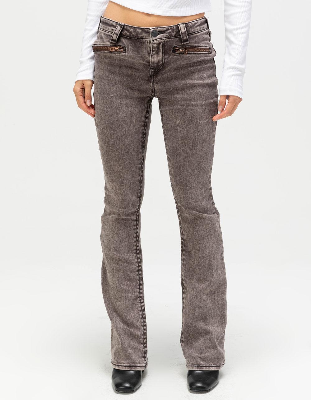 TRUE RELIGION Becca Mid Rise Big T Womens Bootcut Jeans Product Image