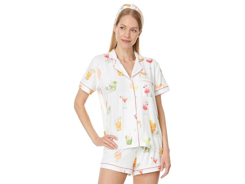 P.J. Salvage Sipping On Sunshine Pajama Pj Set (Ivory) Women's Pajama Sets Product Image