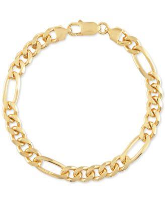 Esquire Mens Jewelry Cuban Figaro Link Bracelet, Created for Macys Product Image