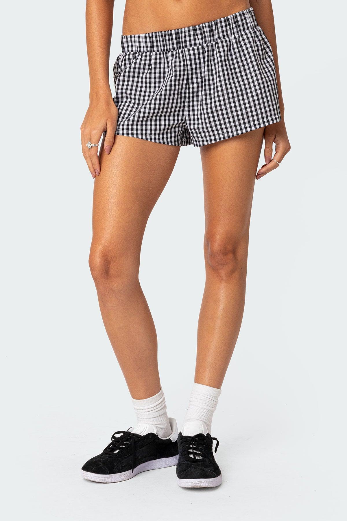 Gingham Boxer Shorts Product Image