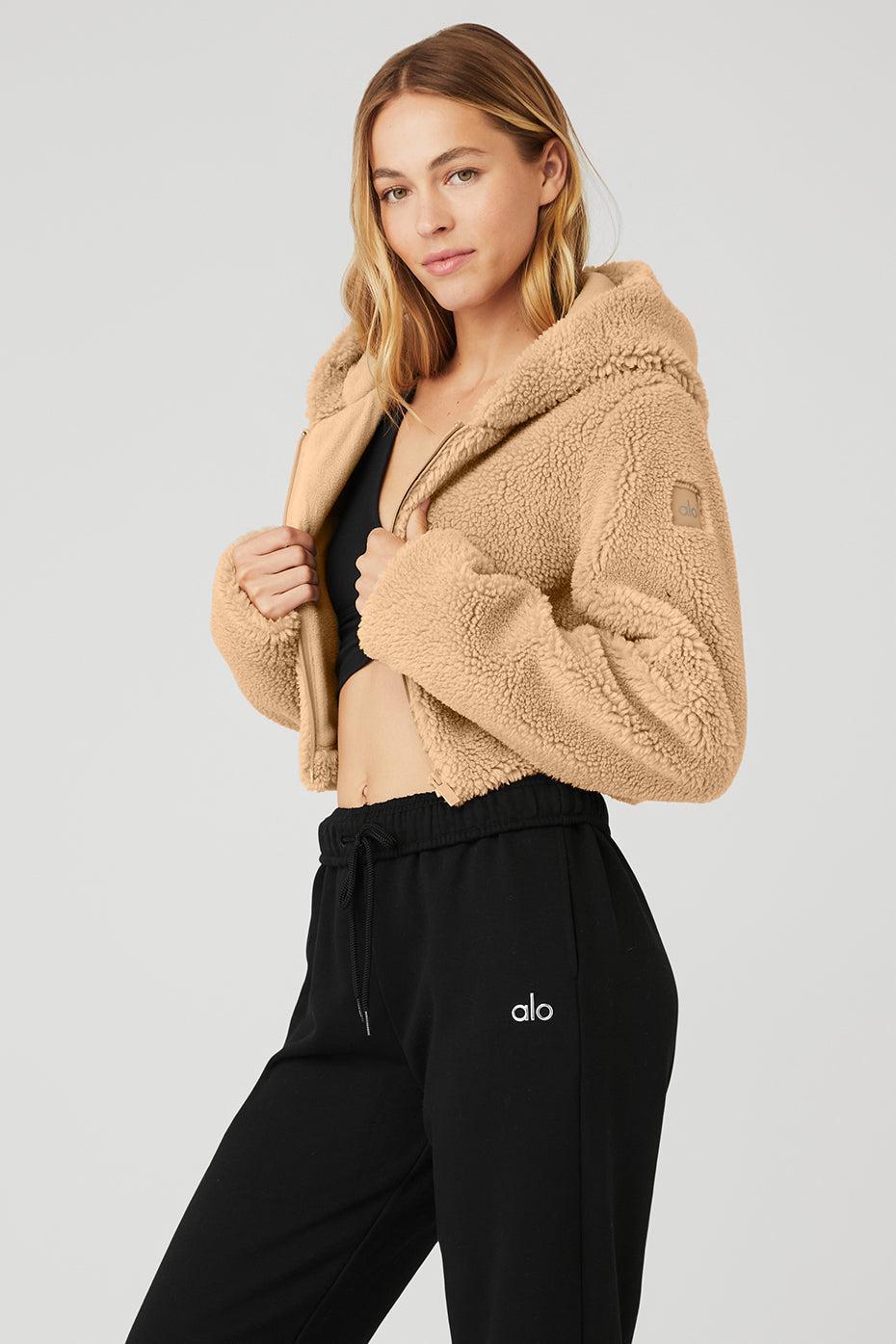 LA Sherpa Jacket - Camel Female Product Image