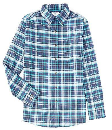 Southern Tide Flannel Intercoastal Tahoma Plaid Performance Stretch Long Product Image