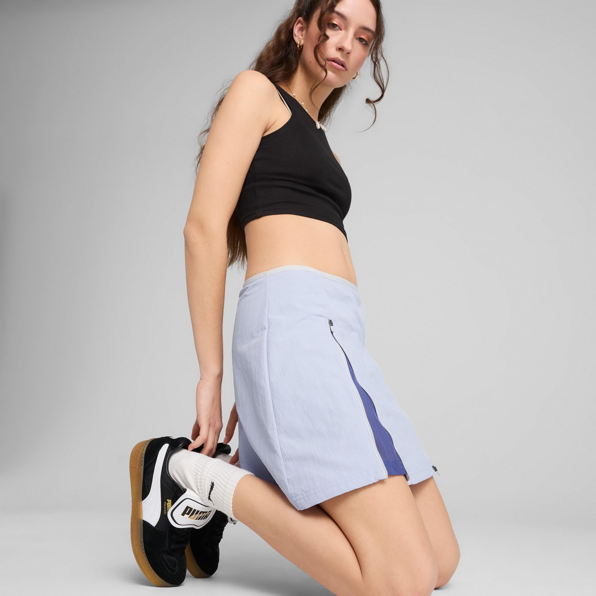 DARE TO Women's Zip-Off Woven Skirt Product Image