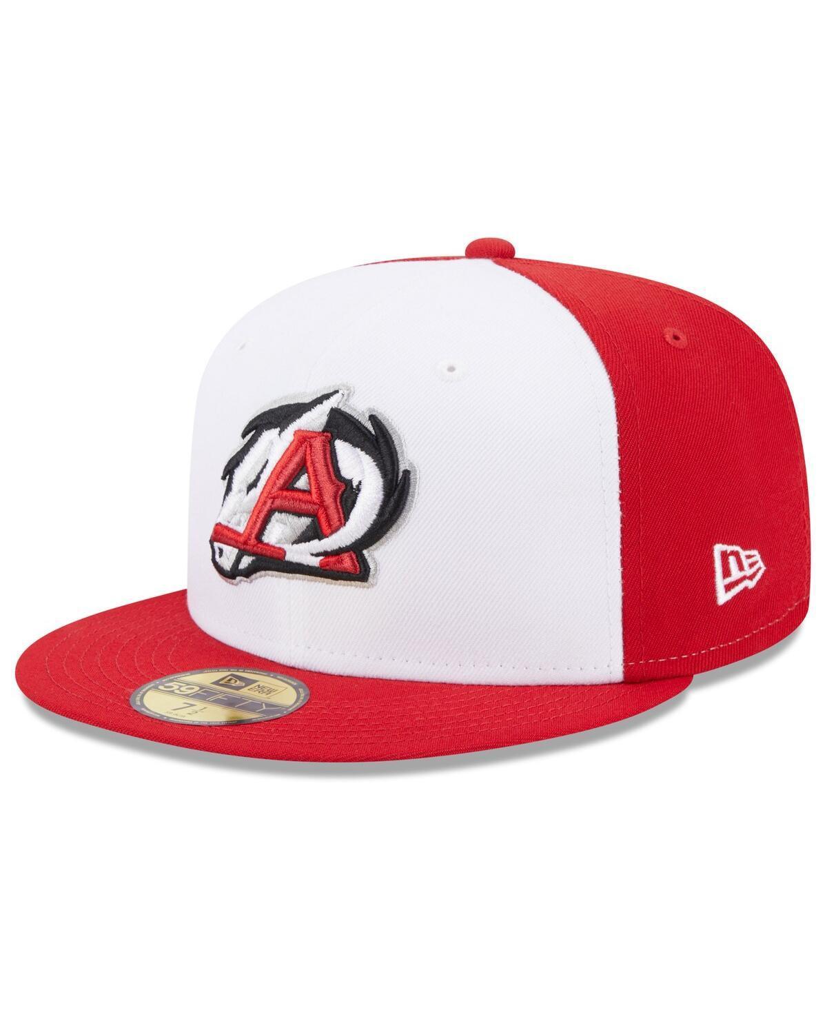 Mens New Era White Arkansas Travelers Authentic Collection Alternate Logo 59FIFTY Fitted Hat Product Image