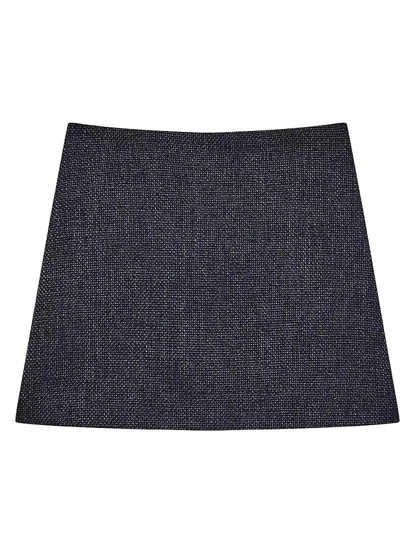 Plush Tweed Miniskirt Product Image