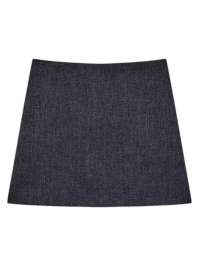 Plush Tweed Miniskirt Product Image