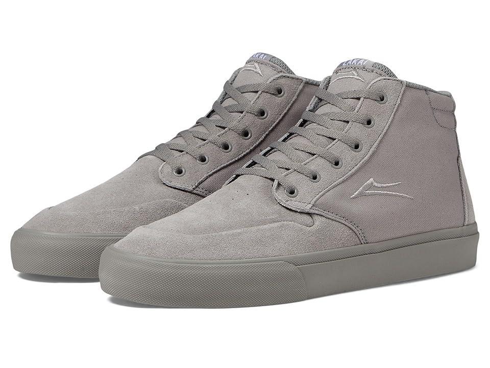 Lakai Riley 3 High (Grey Suede) Men's Shoes Product Image