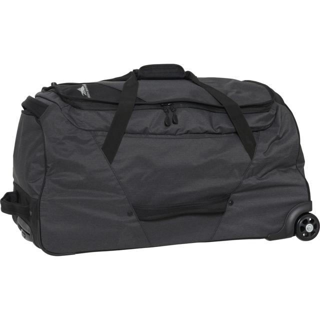 High Sierra 28” Forester Rolling Duffel Bag - Black Heather-Black Product Image