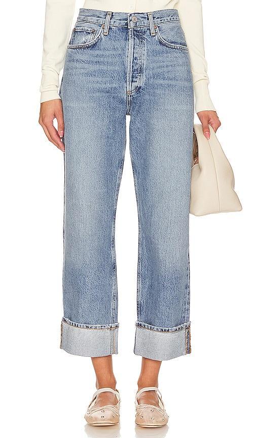 AGOLDE Fran High Waist Wide Straight Leg Jeans Product Image