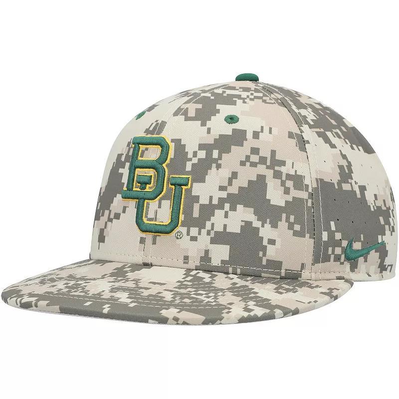 Mens Nike Camo Baylor Bears Aero True Baseball Performance Fitted Hat Product Image