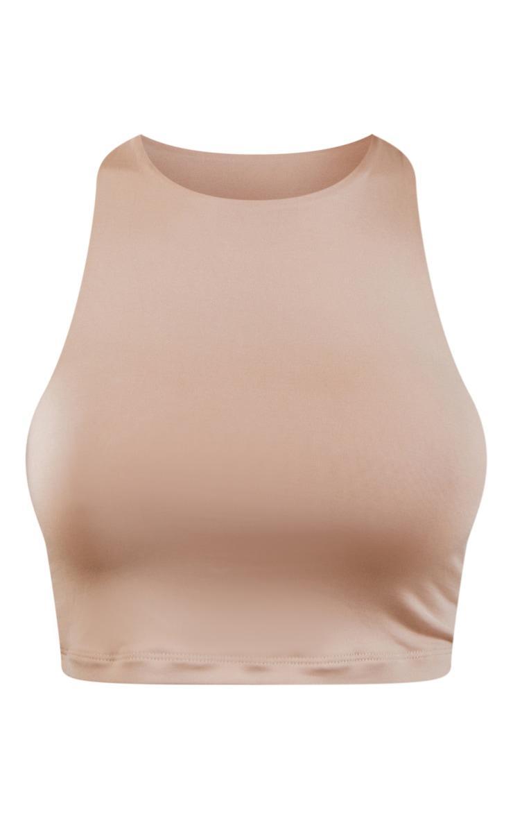 Stone Slinky Racer Crop Top Product Image