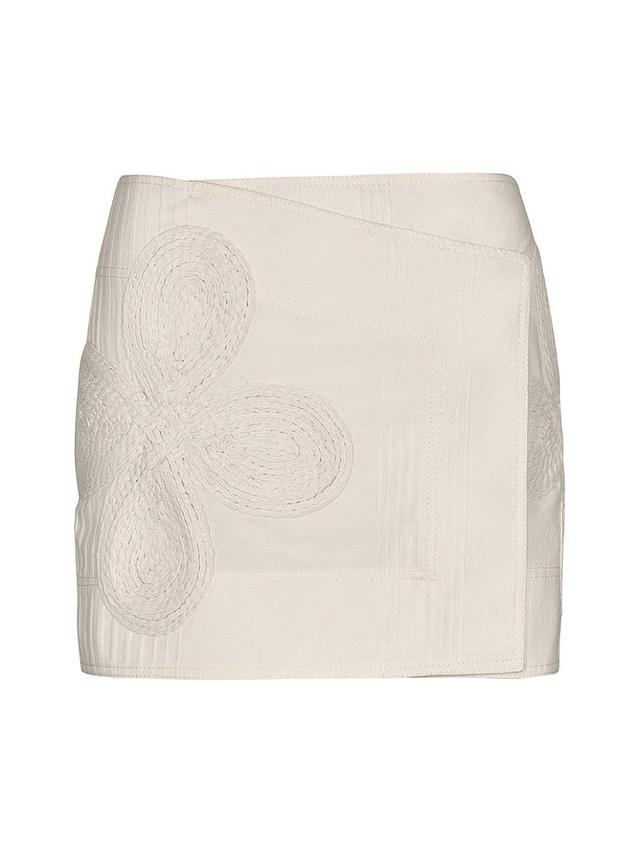 Womens Brouhaha Embroidered Miniskirt Product Image