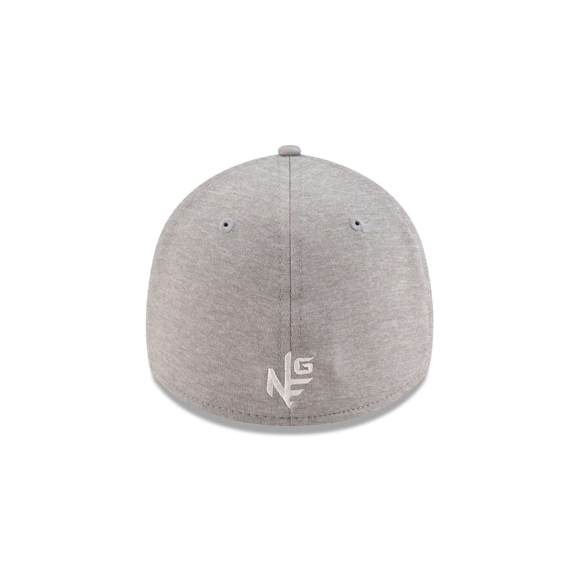 New Era Golf Script Gray 39THIRTY Stretch Fit Hat Male Product Image