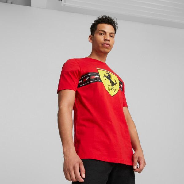 PUMA Scuderia Ferrari Men's Motorsport T-Shirt in Red Product Image