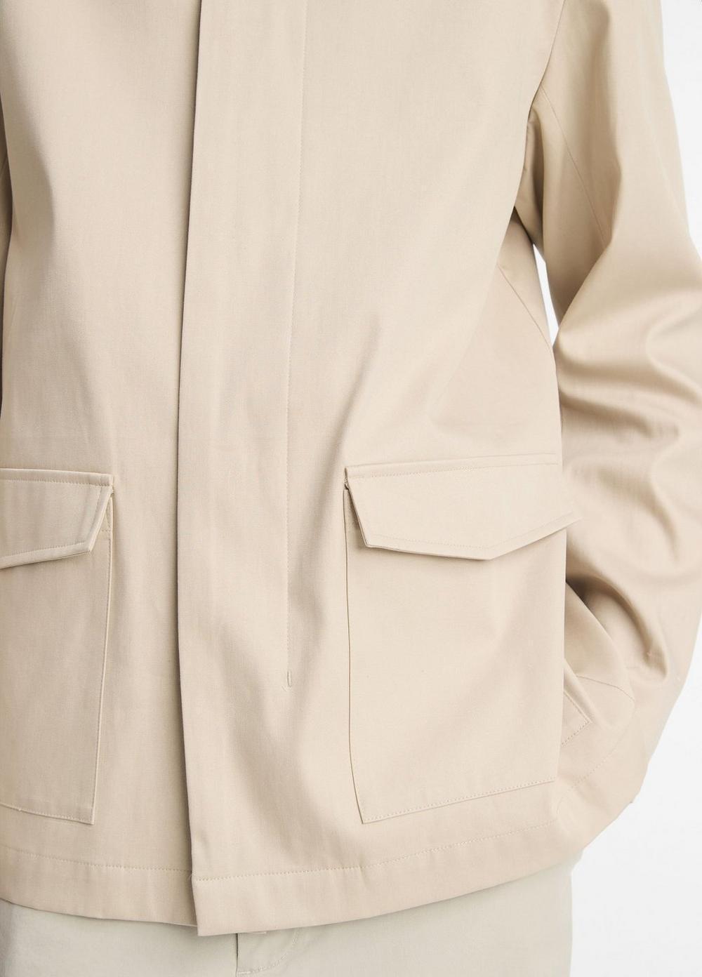 Short Cotton Mac Coat Product Image