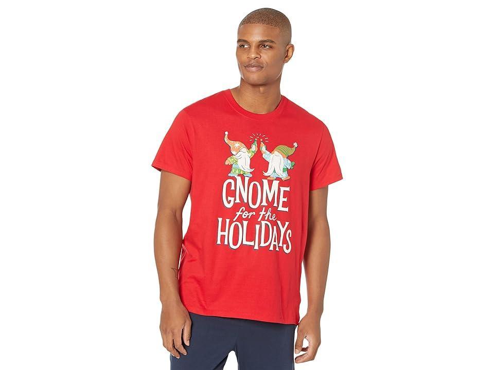 Little Blue House by Hatley Gnome For The Holidays Tee Men's Pajama Product Image