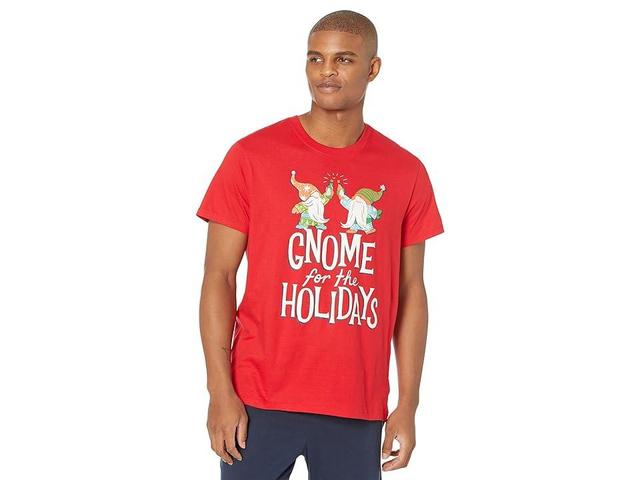 Little Blue House by Hatley Gnome For The Holidays Tee Men's Pajama Product Image