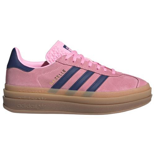 adidas Originals Womens Gazelle Bold - Shoes Pink Glow/Victory Blue Product Image