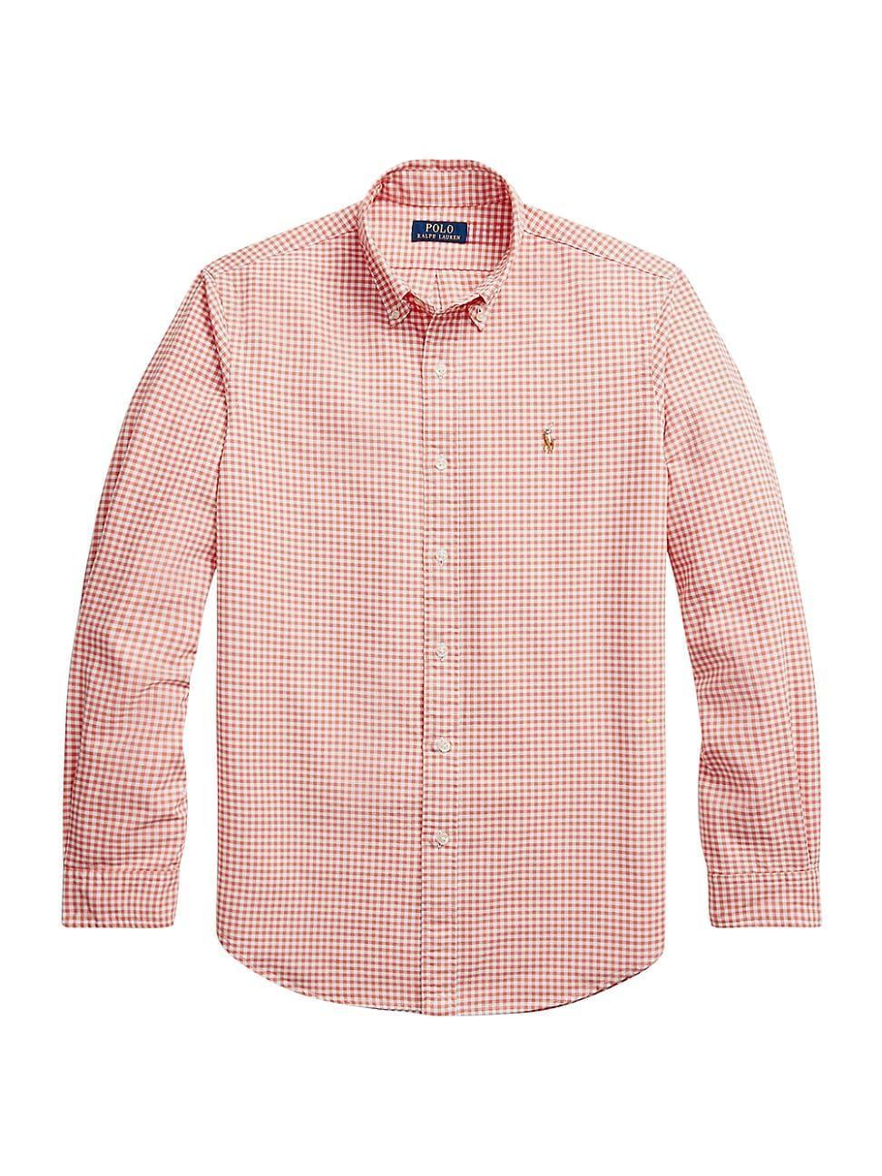 Mens Oxford Gingham Shirt Product Image