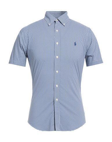 POLO RALPH LAUREN Man Shirt Blue Size S Nylon, Elastane Product Image