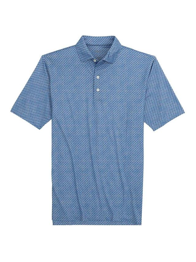 Mens Carter Abstract Polo Shirt Product Image