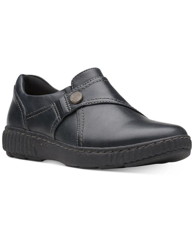 Clarks Caroline Pearl Womens Leather Slip-On Shoes Product Image